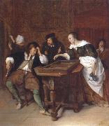 Jan Steen, The Tric-trac players